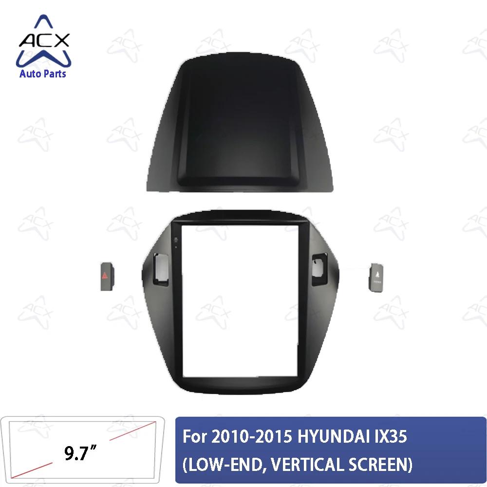 2010 2015  IX35   Ľþ ׽ Ÿ, ȵ̵ GPS, MP5 ׷ ÷̾, 2Din   г  , 9.7 ġ